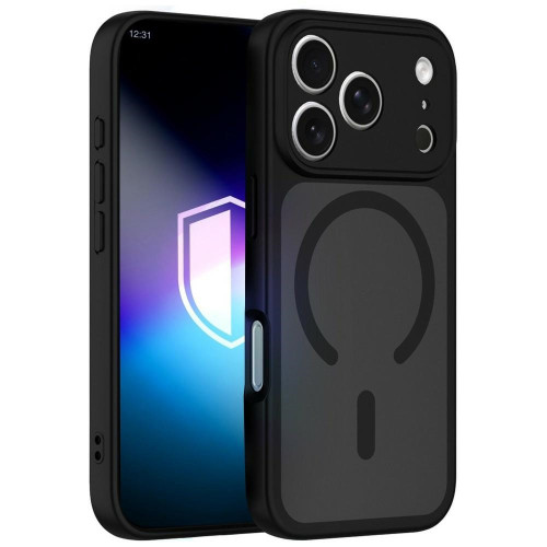 Etui 3mk Misty MagCase für iPhone 18 Pro Max in schwarzer Farbe