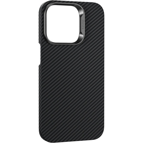 Benks Etui Magnetic Armor Air Kevlar Metal Frame 600D do Iphone 15 Plus czarny