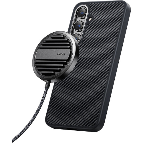 Benks Etui Magnetic Armor Pro Kevlar 600D (0041) do Samsung Galaxy S24 Plus czarny
