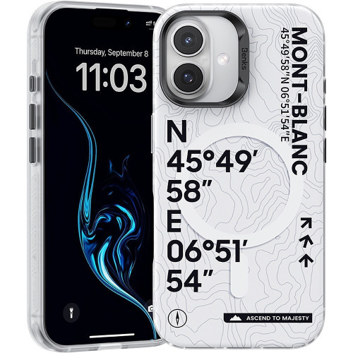 Benks Etui Magnetic Summit Mont Blanc do Iphone 16