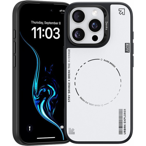 Benks Etui Dynamic Minimalist do Iphone 16 Pro biały
