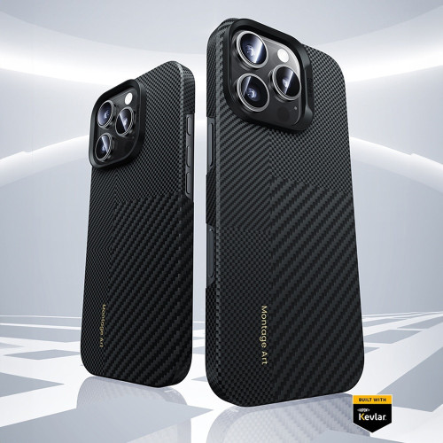 Benks Etui Montage Magnetic Armor Air Kevlar PC Frame 600D+1500D (MB65) do Iphone 16 Pro czarny