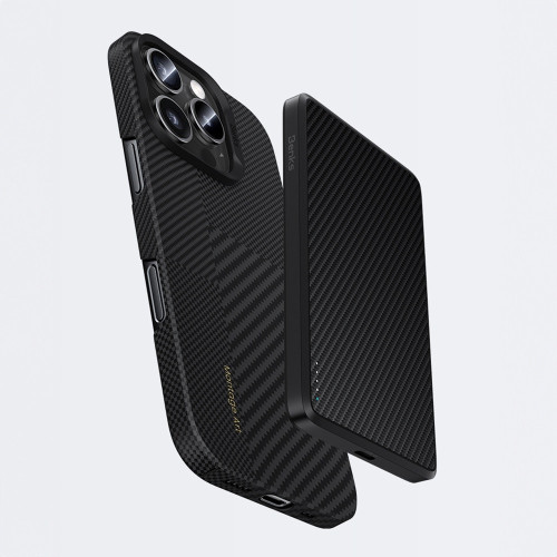 Benks Etui Montage Magnetic Armor Air Kevlar PC Frame 600D+1500D (MB65) do Iphone 16 Pro czarny