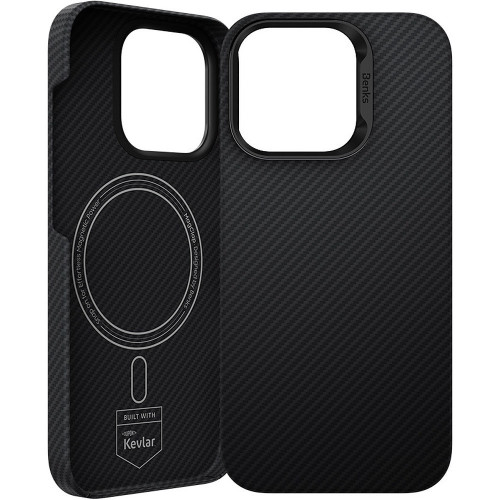 Benks Etui Magnetic Armor Air Kevlar PC Frame 600D (E065) do Iphone 16 Pro czarny