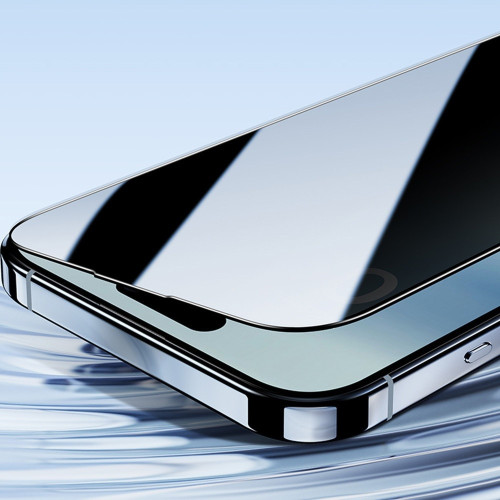 Benks Hartowane szkło Ultra Shield Privacy Glass (FK66) do Iphone 16 Pro Max czarne (Thin Edge)