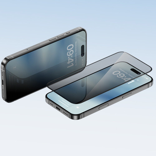 Benks Hartowane szkło Ultra Shield Privacy Glass (FK66) do Iphone 16 Pro Max czarne (Thin Edge)