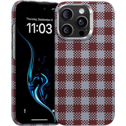 Benks Etui Magnetic Armor Vichy Kevlar (RF65) do Iphone 16 Pro czerwony