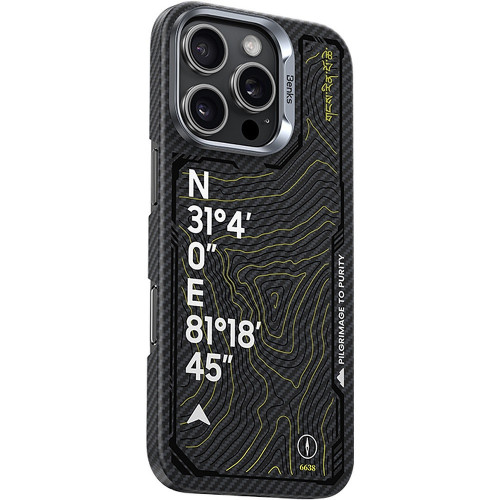 Benks Etui Magnetic Armor Air Kevlar 600D Summit Kangrinboque (0065) do Iphone 16 Pro