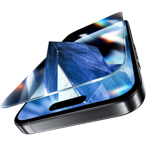 Benks Hartowane szkło Glass Warrior Sapphire Coating (C.M.C+.AP.BK.LS66) do Iphone 16 Pro Max czarne (Thin Edge)