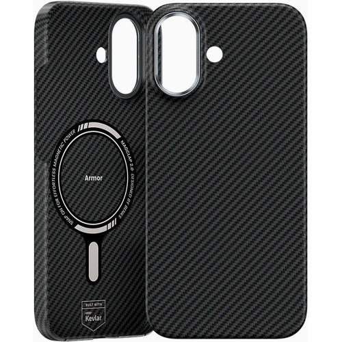 Benks Etui Magnetic Armor Air Kevlar Metal Frame 600D (C.K.FL.AP.BK.0067) do Iphone 17 czarny