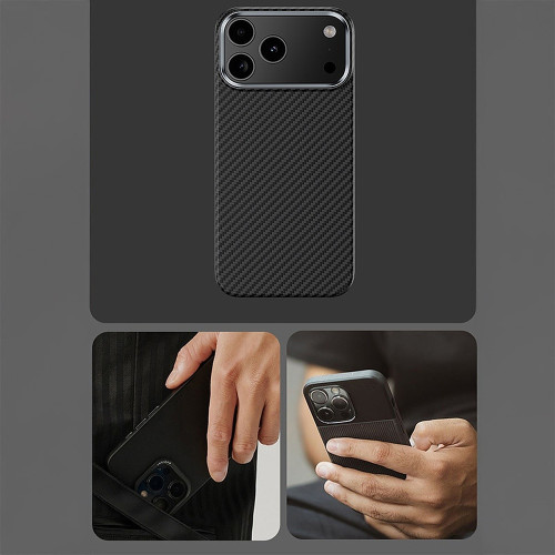 Benks Etui Magnetic Armor Air Kevlar Metal Frame 600D (C.K.FL.AP.BK.0067) do Iphone 17 czarny