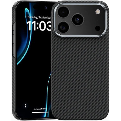Benks Etui Magnetic Armor Air Kevlar Metal Frame 600D (C.K.FL.AP.BK.0069) do Iphone 17 Pro czarny