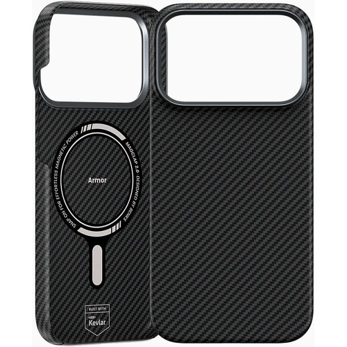 Benks Etui Magnetic Armor Air Kevlar Metal Frame 600D (C.K.FL.AP.BK.0069) do Iphone 17 Pro czarny