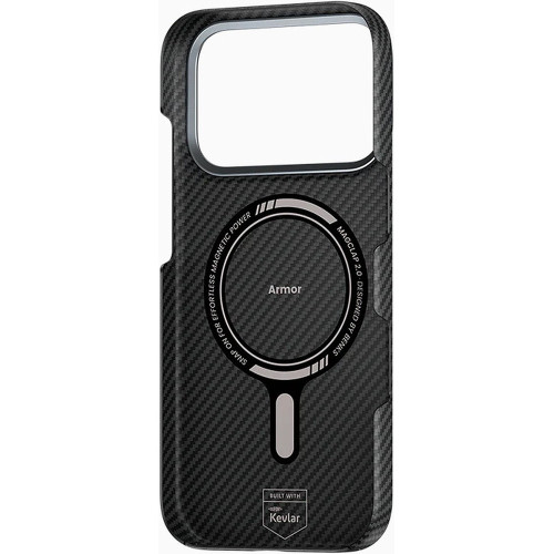 Benks Etui Magnetic Armor Air Kevlar Metal Frame 600D (C.K.FL.AP.BK.0069) do Iphone 17 Pro czarny