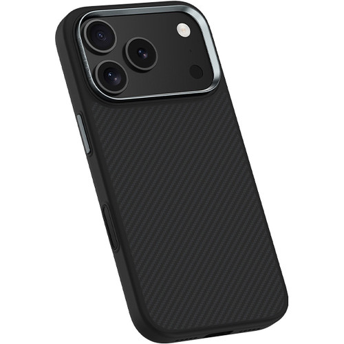 Benks Etui Magnetic Armor Pro Kevlar Metal Frame 600D (C.K.FL.AP.BK.A070) do Iphone 17 Pro Max czarny (Camera Control Button)