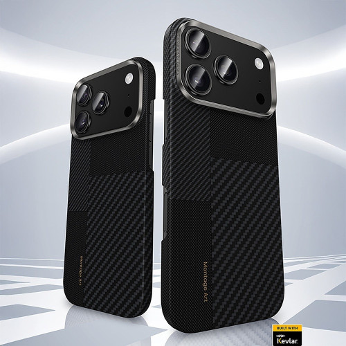 Benks Etui Montage Magnetic Armor Air Kevlar Metal Frame 600D+1500D (C.K.FL.AP.BK.MB70) for iPhone 17 Pro Max black