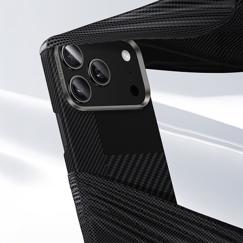 Benks Etui Montage Magnetic Armor Air Kevlar Metal Frame 600D+1500D (C.K.FL.AP.BK.MB70) for iPhone 17 Pro Max black