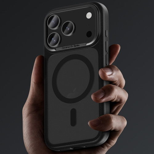 Benks Etui Magnetic Mist Metal Frame (0068) do Iphone 17 Air czarny (Camera Control Button)