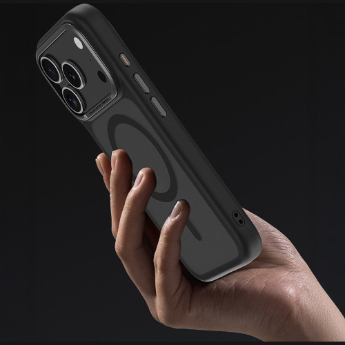 Benks Etui Magnetic Mist Metal Frame (0068) do Iphone 17 Air czarny (Camera Control Button)