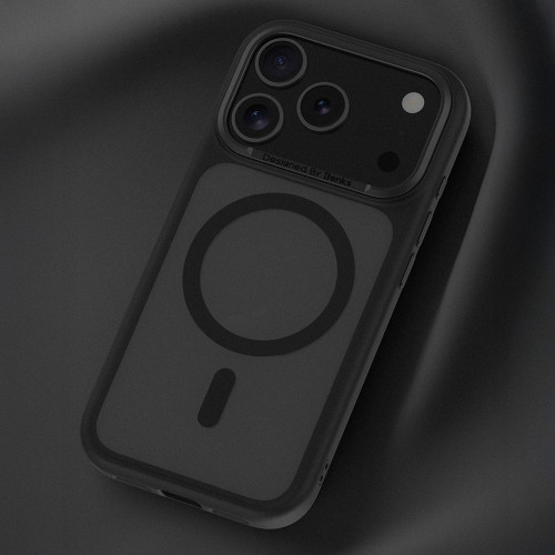 Benks Etui Magnetic Mist Metal Frame (0068) do Iphone 17 Air czarny (Camera Control Button)