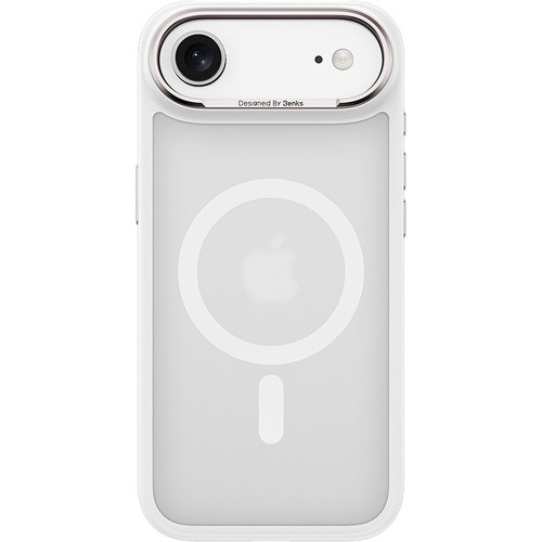 Benks Etui Magnetic Mist Metal Frame (0068) do Iphone 17 Air biały (Camera Control Button)