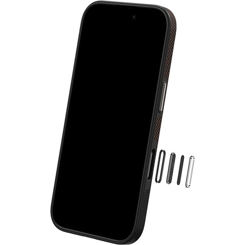 Benks Etui Magnetic Armor Pro Kevlar Metal Frame 600D (AD66) do Iphone 16 Pro Max czarny (Camera Control Button)