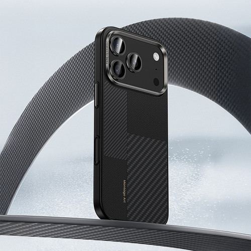 Benks Etui Montage Magnetic Armor Pro Kevlar Metal Frame 600D+1500D (C.K.FL.AP.BK.MA69) do Iphone 17 Pro czarny (Camera Control Button)