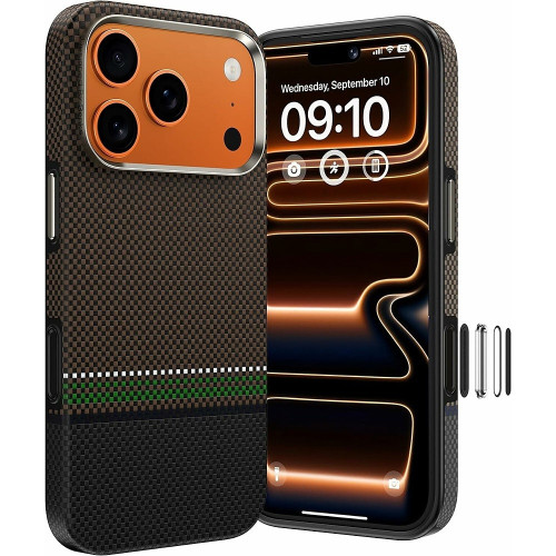 Benks Etui Magnetic Armor Pro Prestige Kevlar 600D (C.K.FL.AP.GD.Y069) do Iphone 17 Pro (Camera Control Button)