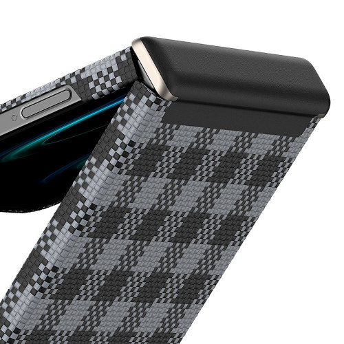 Benks Etui Magnetic Armor Vichy Spin Kevlar 1000D (C.K.FL.SA.WG.BK48) do Samsung Galaxy Z Flip 7 czarny