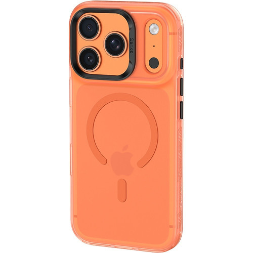 Benks Etui Magnetic Lucid Armor (C069) do Iphone 17 Pro pomarańczowy (Camera Control Button)