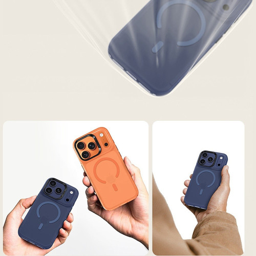 Benks Etui Magnetic Lucid Armor (C069) do Iphone 17 Pro pomarańczowy (Camera Control Button)