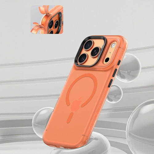 Benks Etui Magnetic Lucid Armor (C.K.JC.AP.OR.C070) do Iphone 17 Pro Max pomarańczowy (Camera Control Button)