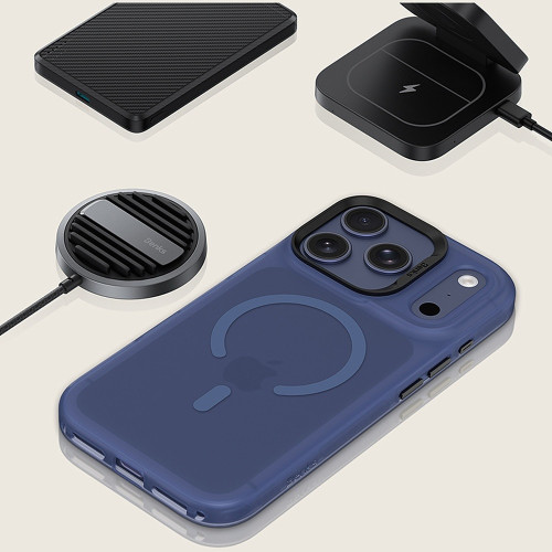 Benks Etui Magnetic Lucid Armor (C.K.JC.AP.BE.C069) do Iphone 17 Pro niebieski (Camera Control Button)