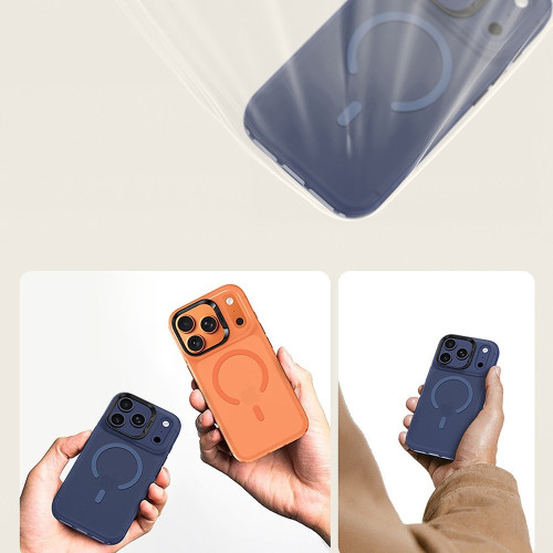 Benks Etui Magnetic Lucid Armor (C.K.JC.AP.BE.C069) do Iphone 17 Pro niebieski (Camera Control Button)