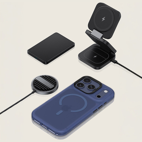 Benks Etui Magnetic Lucid Armor (C.K.JC.AP.BE.C070) do Iphone 17 Pro Max niebieski (Camera Control Button)