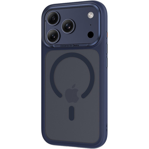 Benks Etui Magnetic Mist Metal Frame (C067) do Iphone 17 niebieski (Camera Control Button)