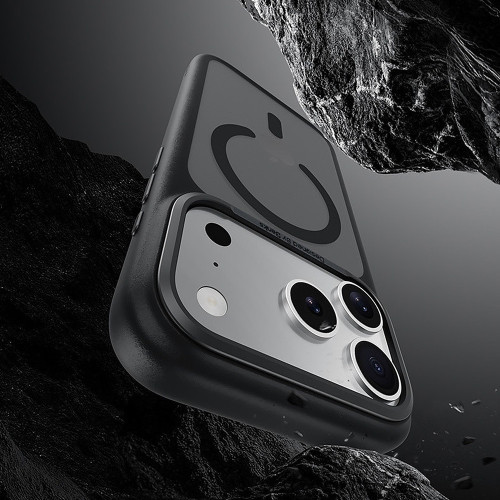 Benks Etui Magnetic Mist Metal Frame (A070) do Iphone 17 Pro Max niebieski (Camera Control Button)