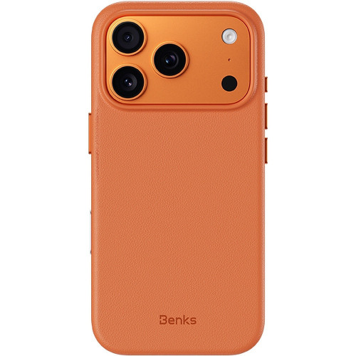 Benks Etui Magnetic Vita Pro Silicone (C.K.QY.AP.OR.A069) do Iphone 17 Pro pomarańczowy (Camera Control Button)