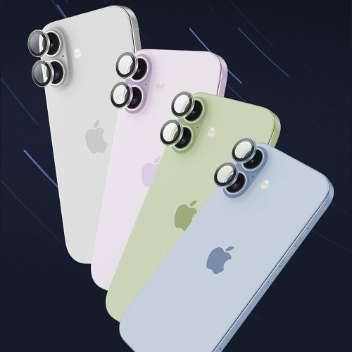 Benks Tempered Glass Glass Warrior Lens Protector for camera (C.M.SX.AP.PU.C067) for Iphone 17 (lens 2 pieces) lavender
