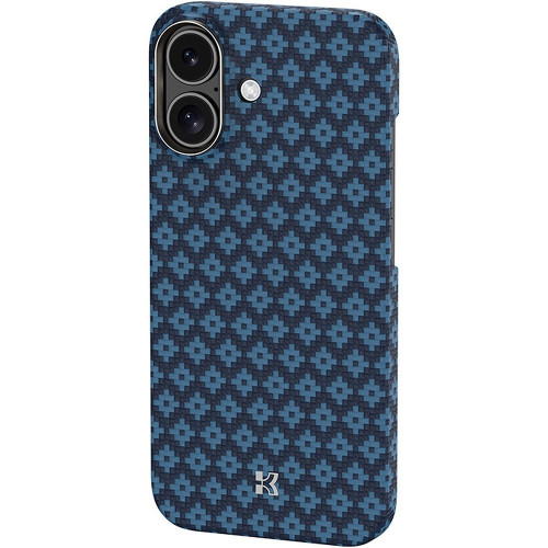 Benks Etui Magnetic Armor Air Armor Grid Kevlar Metal Frame 600D (C.K.FL.AP.BE.0067) do Iphone 17 niebieski