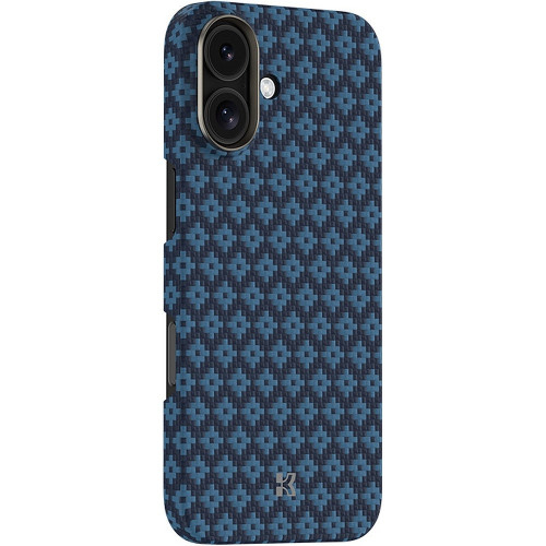 Benks Etui Magnetic Armor Air Armor Grid Kevlar Metal Frame 600D (C.K.FL.AP.BE.0067) do Iphone 17 niebieski