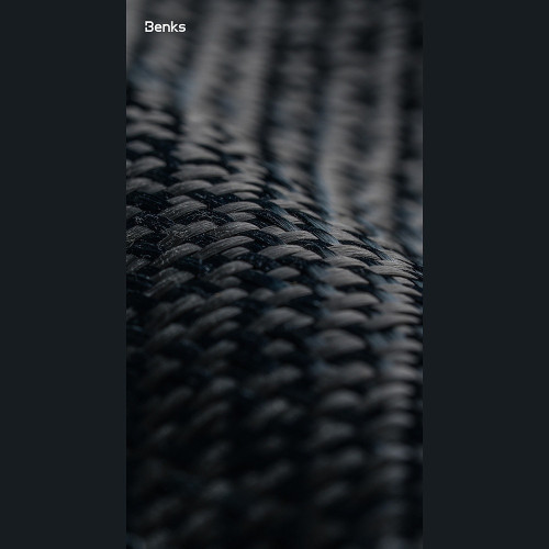 Benks Etui Magnetic Armor Air Armor Grid Kevlar Metal Frame 600D (C.K.FL.AP.BK.B067) do Iphone 17 czarne