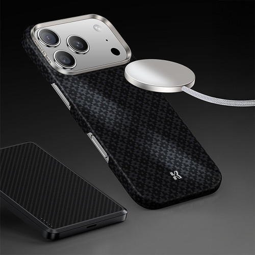 Benks Etui Magnetic Armor Air Armor Grid Kevlar Metal Frame 600D (B068) do Iphone 17 Air czarne