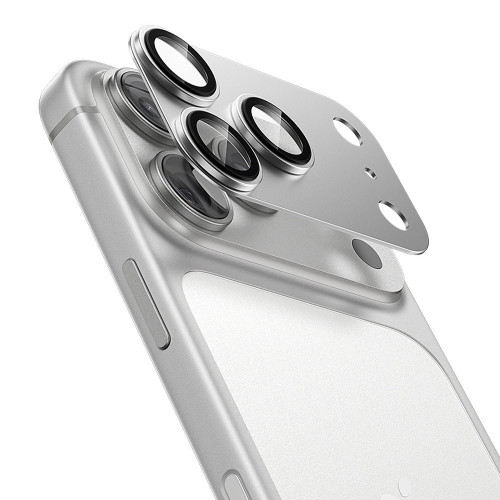 Benks Tempered Glass Glass Warrior Metal Integrated Lens Protector (C069) for iPhone 17 Pro (3-piece lens) white