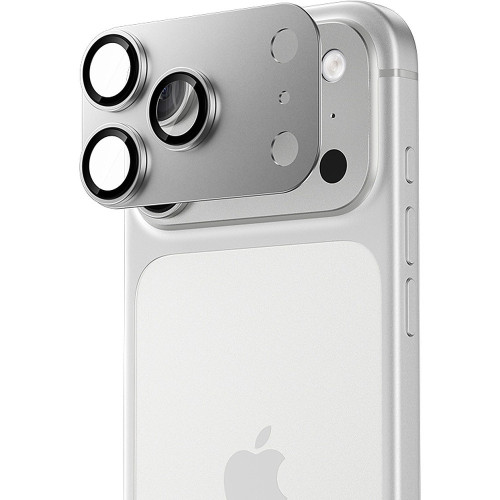 Benks Tempered Glass Glass Warrior Metal Integrated Lens Protector (C069) for iPhone 17 Pro (3-piece lens) white