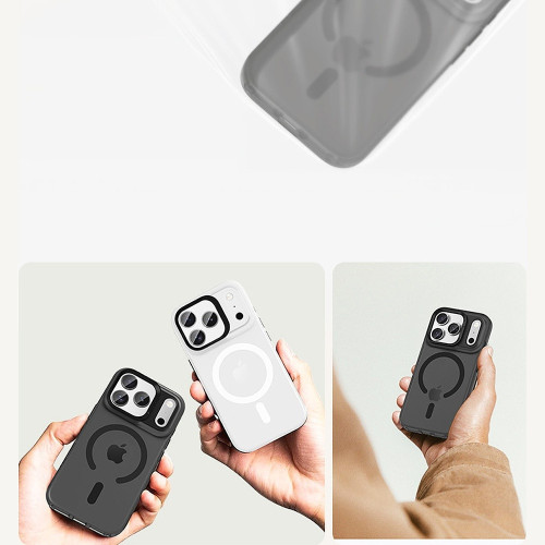 Benks Etui Magnetic Lucid Armor (K069) do Iphone 17 Pro czarny (Camera Control Button)