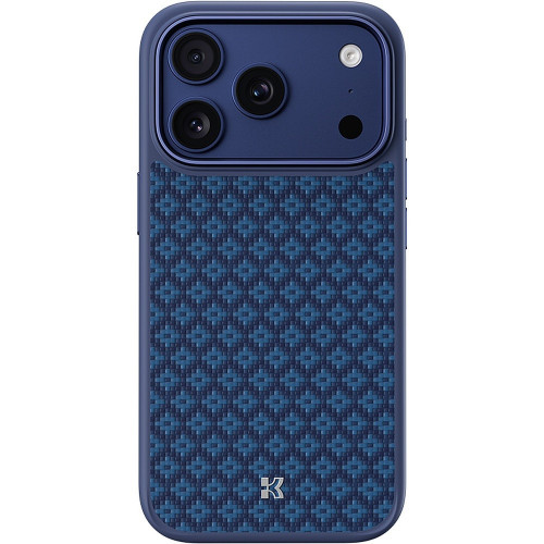 Benks Etui Magnetic Armor Pro Armor Grid Kevlar Metal Frame 600D (C.K.FL.AP.BE.YB69) do Iphone 17 Pro niebieskie