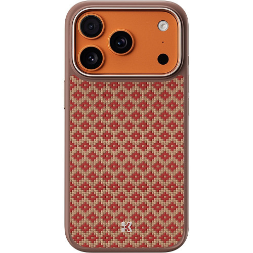 Benks Etui Magnetic Armor Pro Armor Grid Kevlar Metal Frame 600D (YB69) do Iphone 17 Pro pomarańczowe