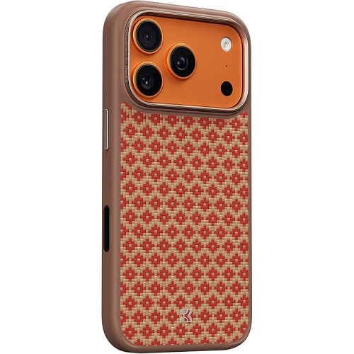 Benks Etui Magnetic Armor Pro Armor Grid Kevlar Metal Frame 600D (YB69) do Iphone 17 Pro pomarańczowe