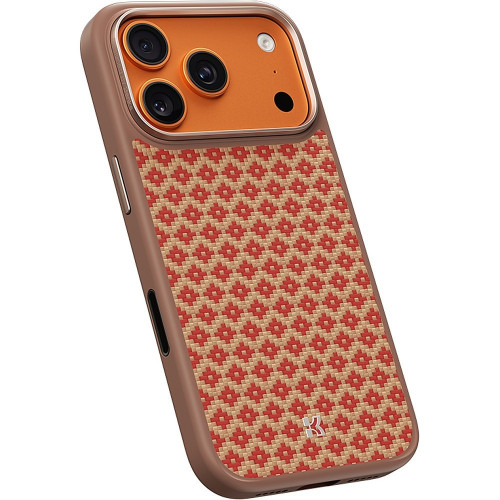 Benks Etui Magnetic Armor Pro Armor Grid Kevlar Metal Frame 600D (YB69) do Iphone 17 Pro pomarańczowe